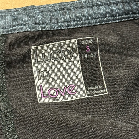 Lucky in Love Navy White Striped Ruffle Skort Tennis Pickleball Small 4-6 - Picture 6 of 7